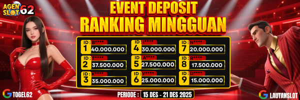 EVENT DEPOSIT RANKING AGenSLot62